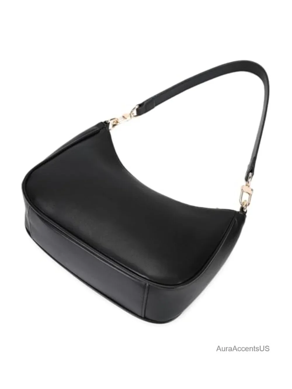 Shoulder Bag Hobo Tote Handbag Mini Clutch Purse PU Leather Zipper